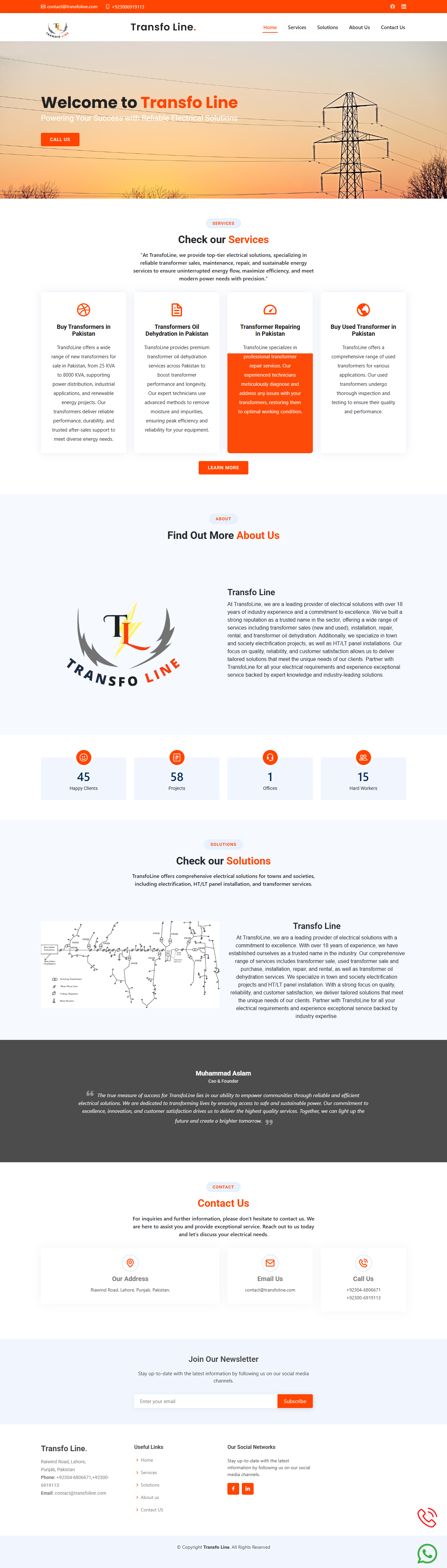 Transfoline Project 4 WebCraftio